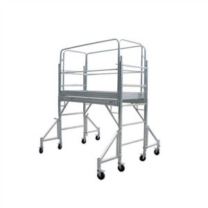 6' Steel Scaffold – Adjustable, Mobile, and Heavy-Duty