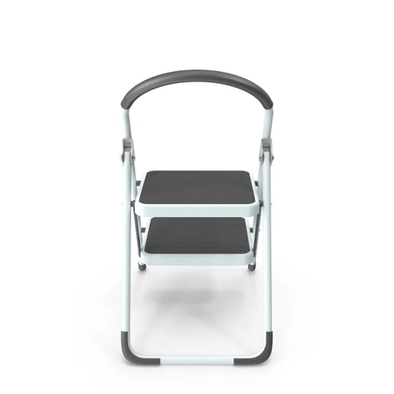 Foldable 2-Step Steel Household Ladder