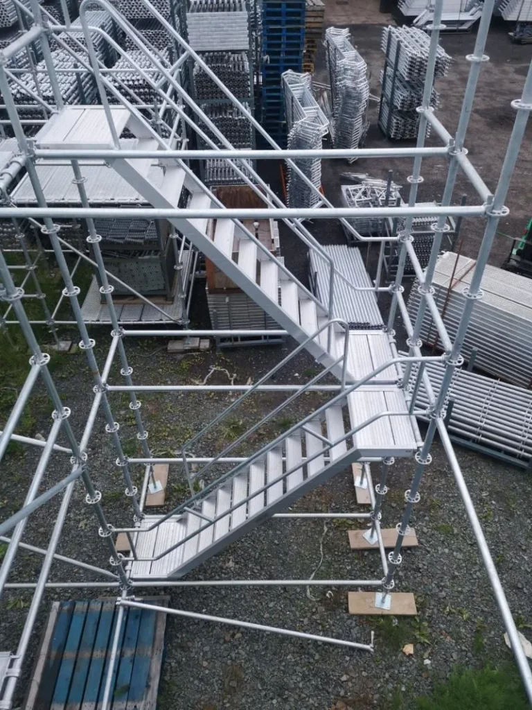 Aluminum Stairs for System Racks