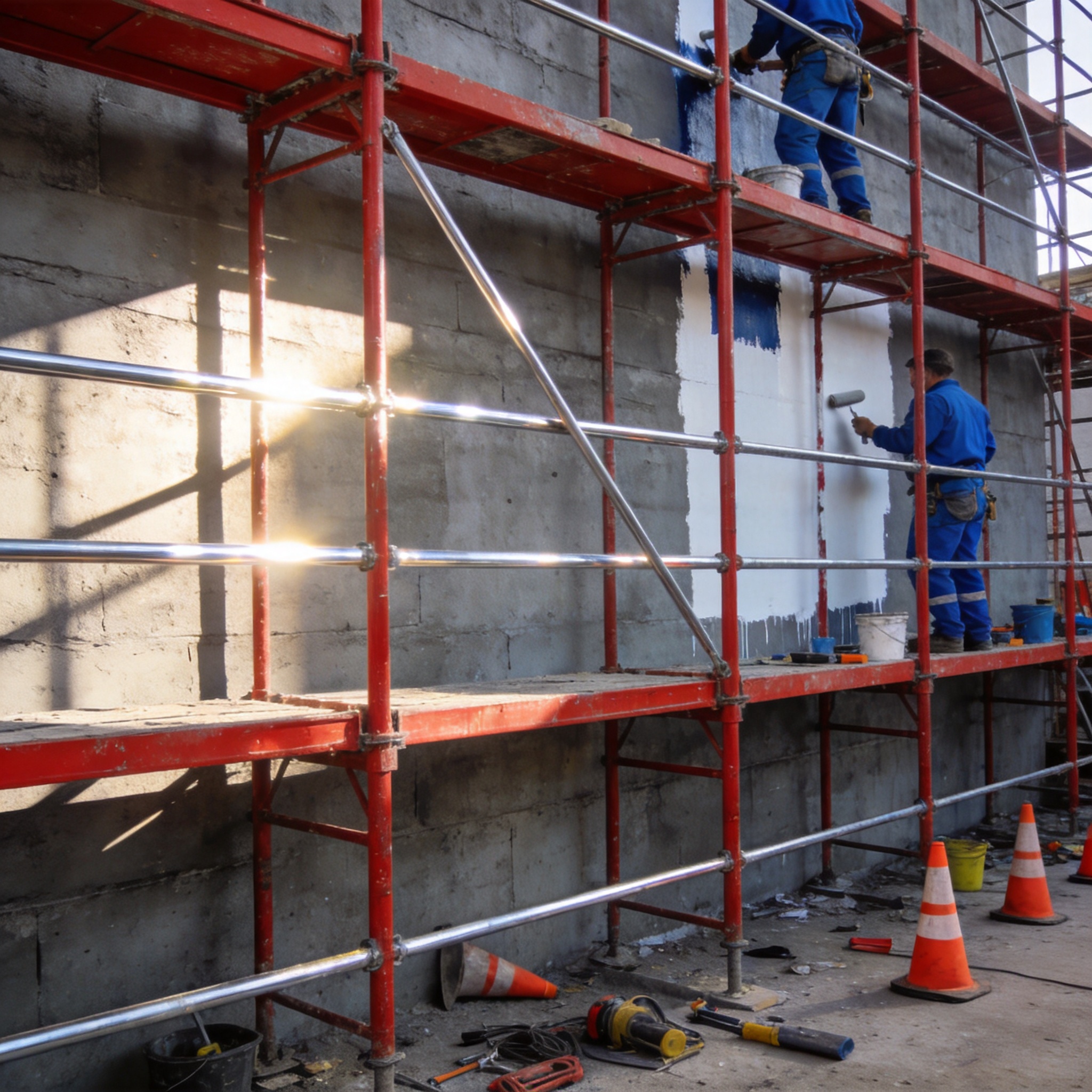 How much to hire scaffolding f 03