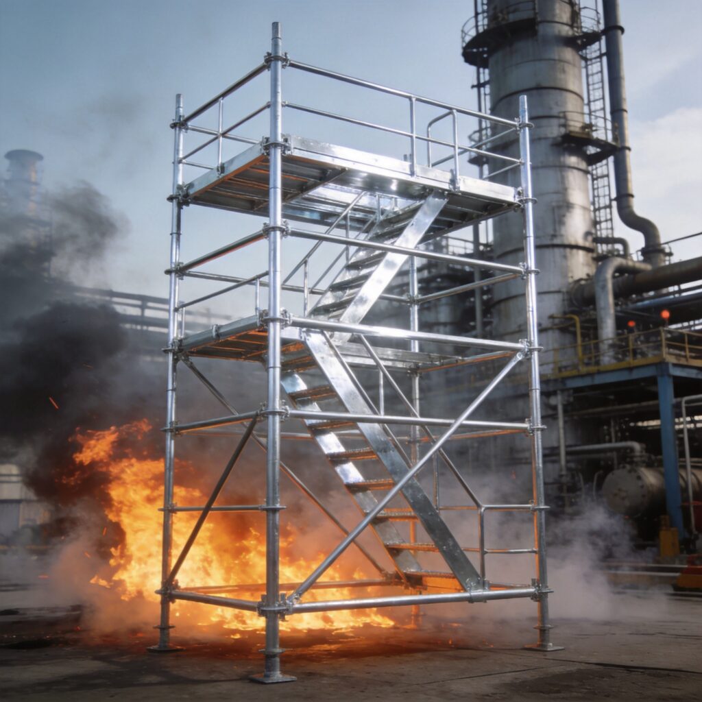aluminum-scaffolding-petrochemical-safety
