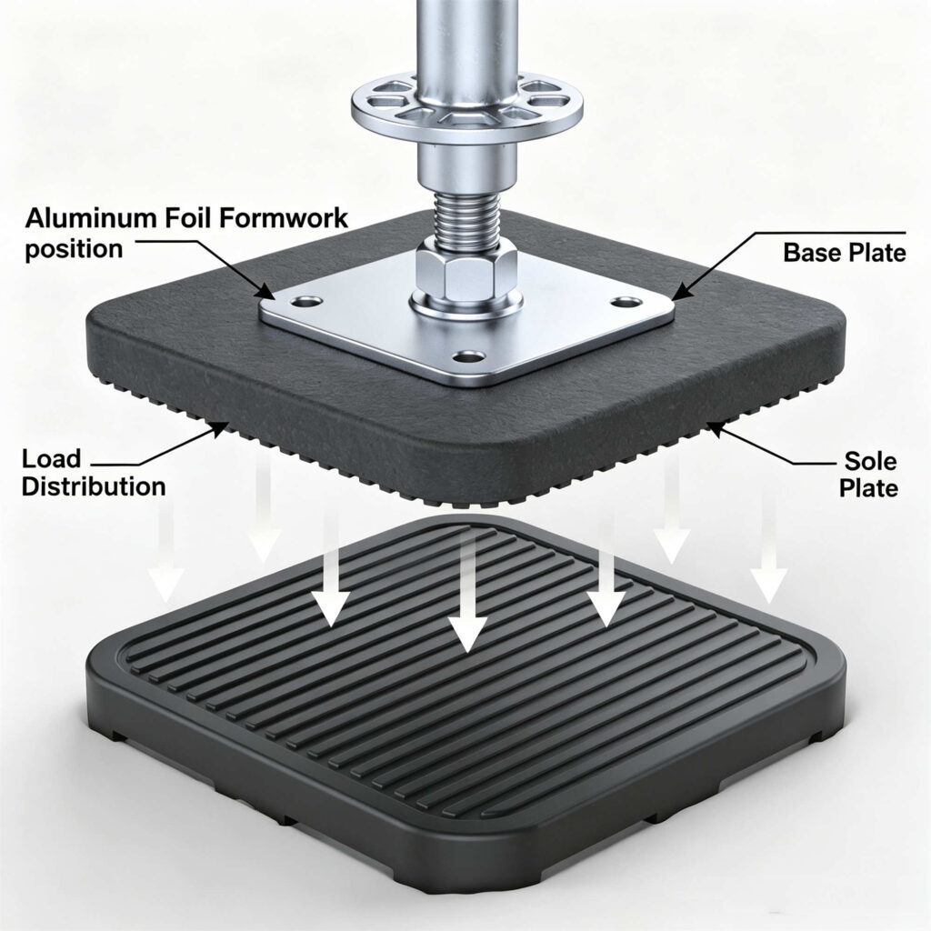 Aluminum Scaffolding Base Plate Manufacturer