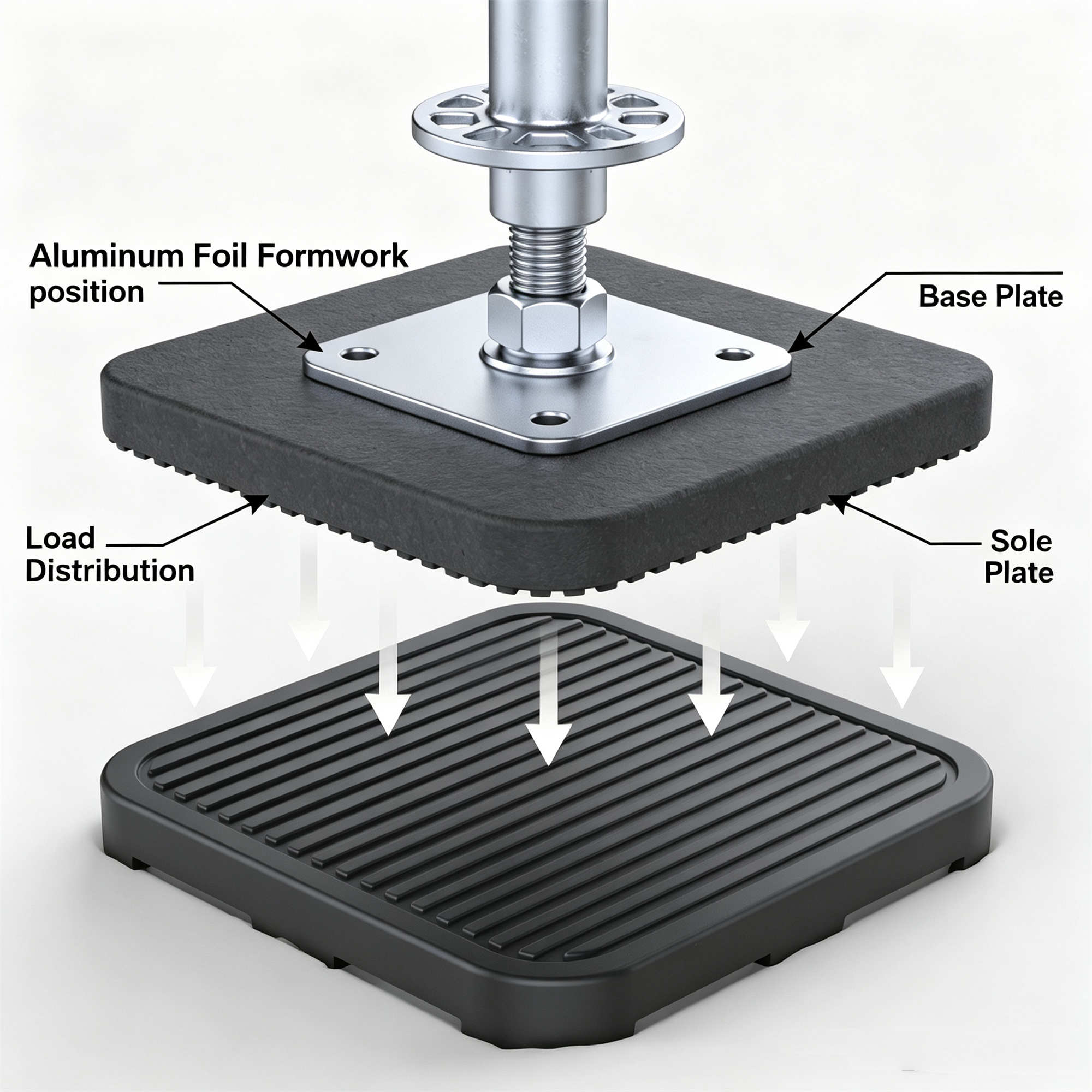 Aluminum Scaffolding Base Plate Manufacturer