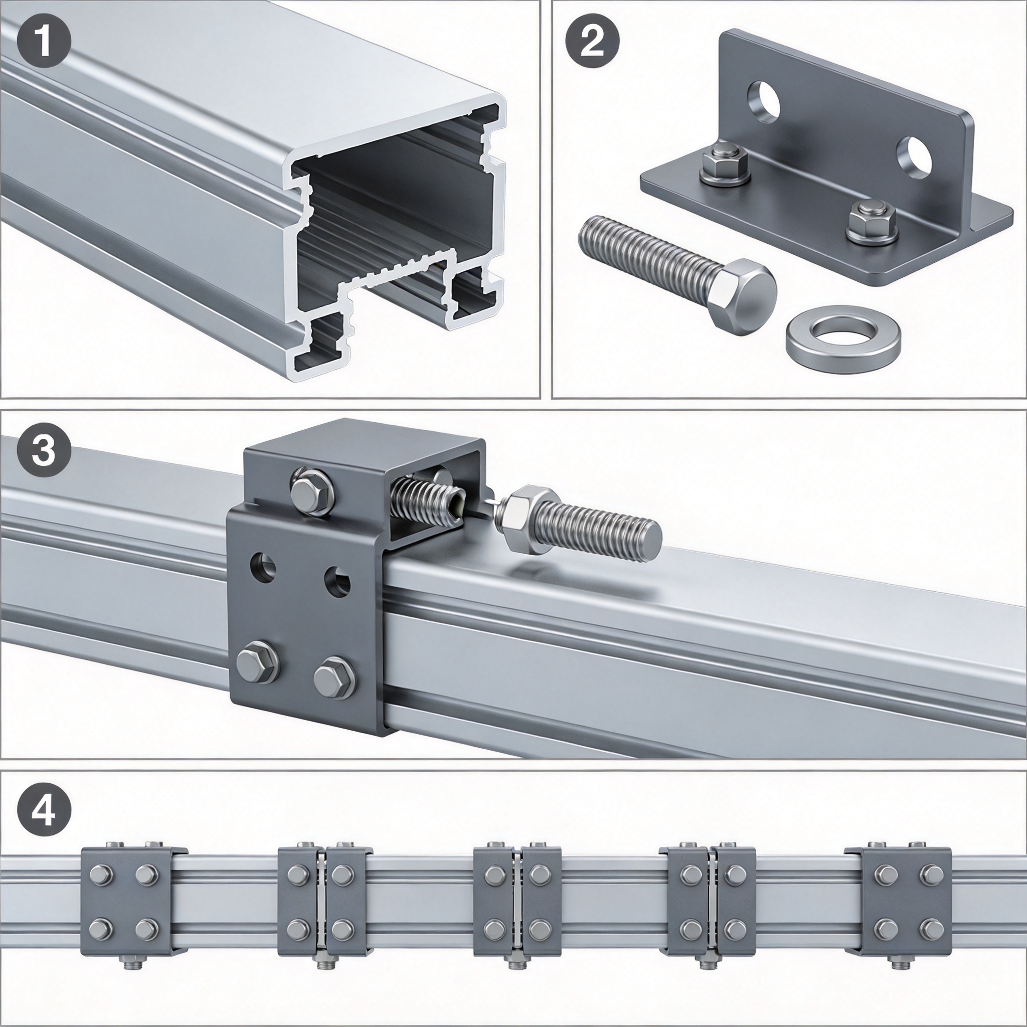 Material property chart for aluminum and steel