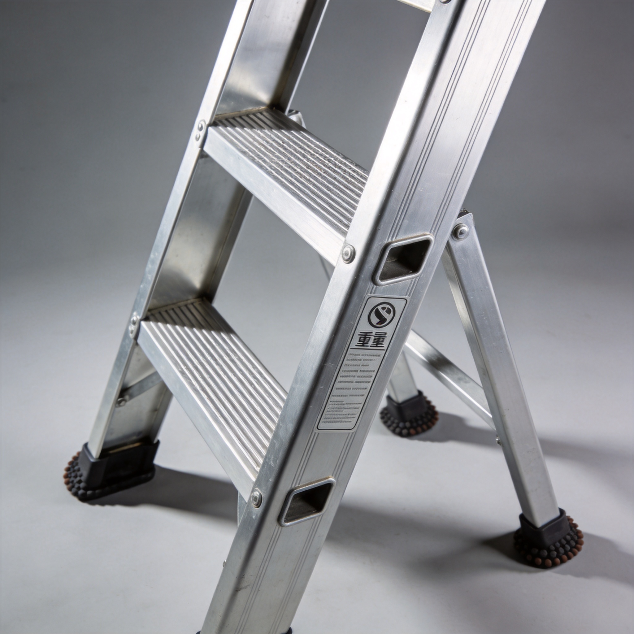 Domestic aluminum ladder used for home painting
