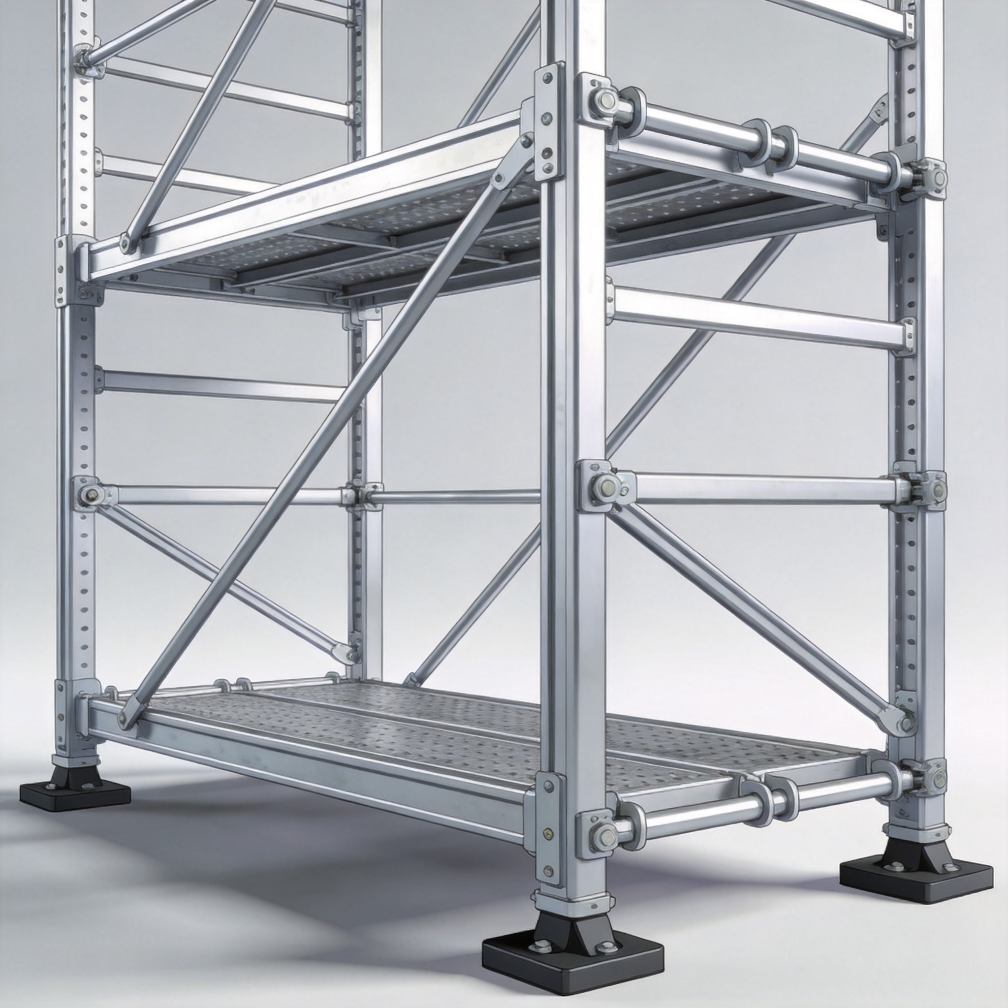 Comparison of aluminum scaffolding weight versus steel scaffolding weight