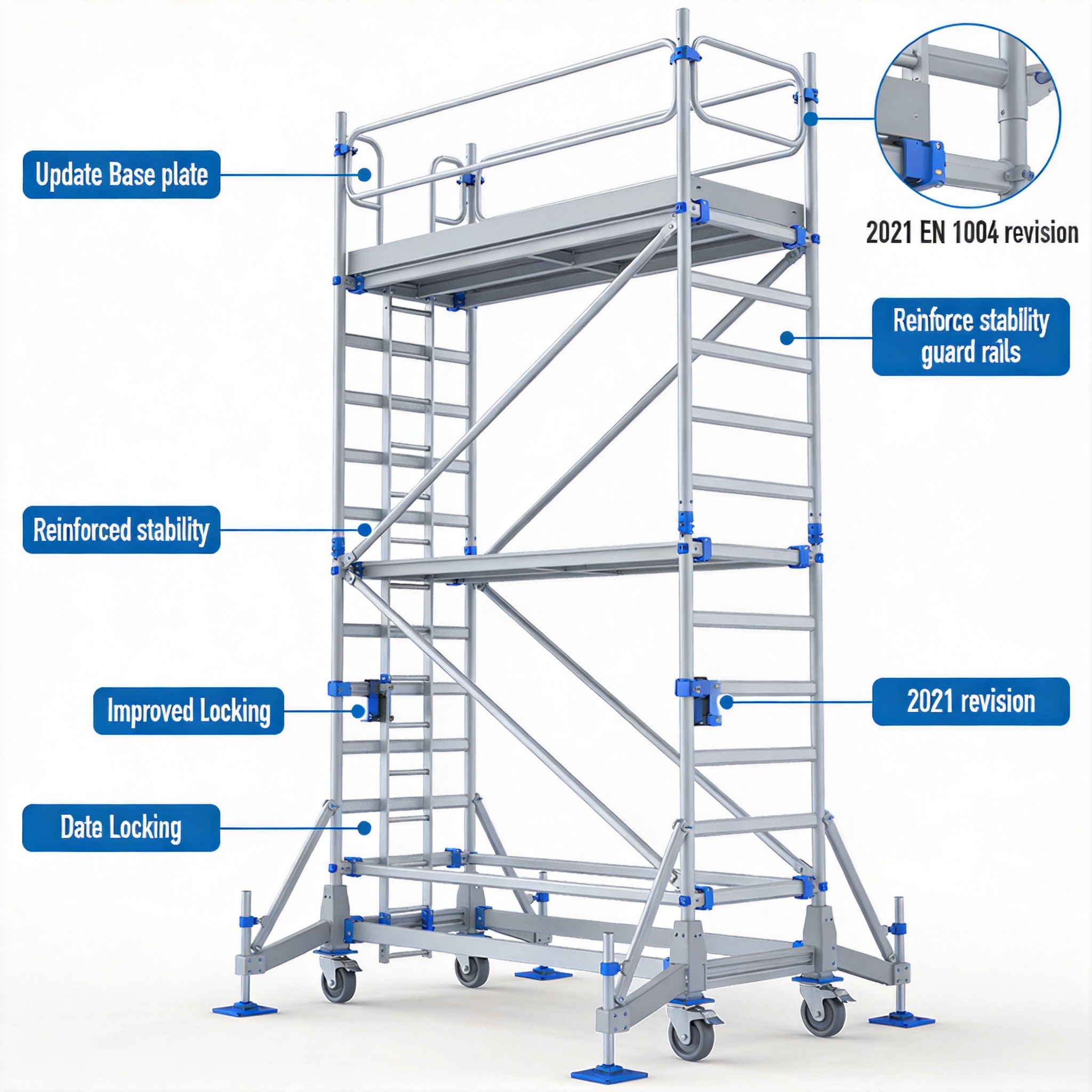 Mobile scaffold load class chart showing class 1 2 and 3